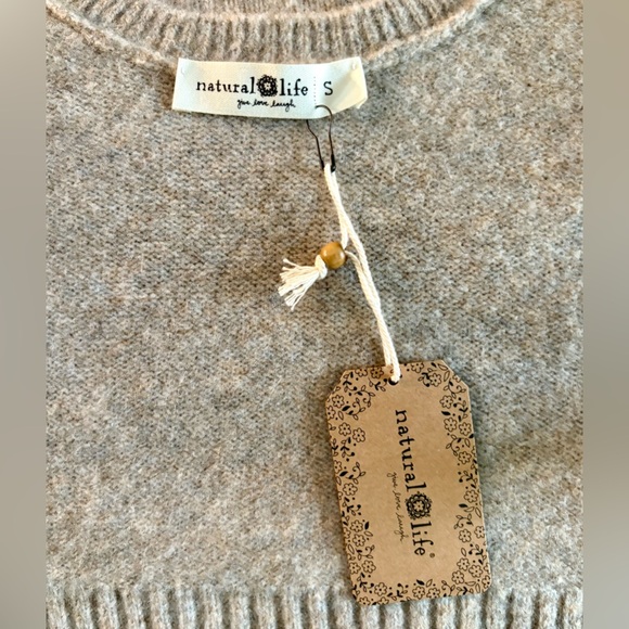 NWT, Natural Life Cropped Wool Blend Tank, Size Small - Picture 8 of 8